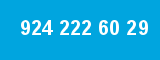 924 222 60 29 924 222 60 29
